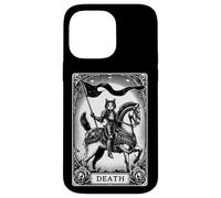 Carte de Tarot Cat The Death Arcana Dark Gothic Coque pour iPhone 14 Pro Max