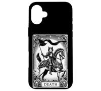 Carte de Tarot Cat The Death Arcana Dark Gothic Coque pour iPhone 16 Plus