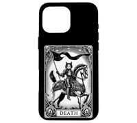 Carte de Tarot Cat The Death Arcana Dark Gothic Coque pour iPhone 16 Pro Max