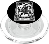 Carte de Tarot Cat The Death Arcana Dark Gothic PopSockets PopGrip pour MagSafe