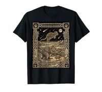 Carte de Tarot céleste Quokka Astronomie Mythe T-Shirt