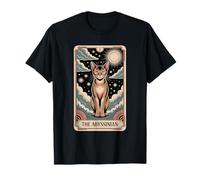Carte de Tarot Chat Halloween L'Abyssin T-Shirt