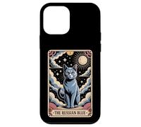 Carte de Tarot Chat Halloween Le Russe Bleu Coque pour iPhone 12 Mini