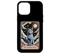 Carte de Tarot Chat Halloween Le Russe Bleu Coque pour iPhone 12 Pro Max