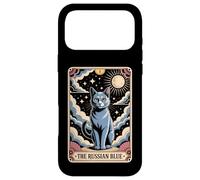 Carte de Tarot Chat Halloween Le Russe Bleu Coque pour iPhone 17 Pro Max