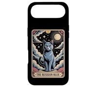 Carte de Tarot Chat Halloween Le Russe Bleu Coque pour iPhone Air