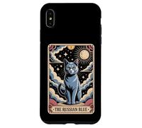 Carte de Tarot Chat Halloween Le Russe Bleu Coque pour iPhone XS Max