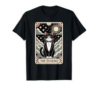 Carte de tarot chat Halloween le smoking T-Shirt