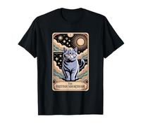 Carte de tarot chat Halloween The British Shorthair T-Shirt