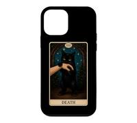 Carte de Tarot Chat Noir Mort sorcière Gothique Tarot Art Coque pour iPhone 12 Mini