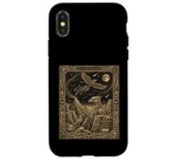 Carte de Tarot Constellation céleste phénix Coque pour iPhone X/XS