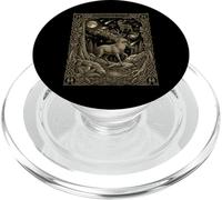 Carte de Tarot Constellation Cerf Mystique céleste PopSockets PopGrip pour MagSafe