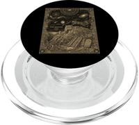 Carte de Tarot Constellation du Jaguar céleste et Lune de la Jungle PopSockets PopGrip pour MagSafe