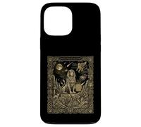 Carte de Tarot Constellation du Zodiaque Sphinx Coque pour iPhone 13 Pro Max