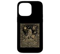 Carte de Tarot Constellation du Zodiaque Sphinx Coque pour iPhone 14 Pro Max