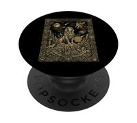 Carte de Tarot Constellation du Zodiaque Sphinx PopSockets PopGrip Adhésif