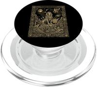 Carte de Tarot Constellation du Zodiaque Sphinx PopSockets PopGrip pour MagSafe