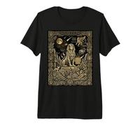 Carte de Tarot Constellation du Zodiaque Sphinx T-Shirt Haut de Gamme