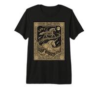Carte de Tarot Constellation Licorne céleste T-Shirt Haut de Gamme