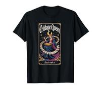 Carte de Tarot Cribbage Queen Art Deal with It Graphic T-Shirt
