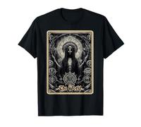 Carte de Tarot Dark Satanic Unholy Witchcraft The World T-Shirt