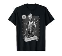Carte de Tarot de Grande prêtresse Occulte Sombre féministe Astrologie T-Shirt