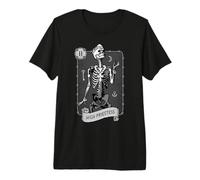 Carte de Tarot de Grande prêtresse Occulte Sombre féministe Astrologie T-Shirt Haut de Gamme