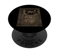 Carte de Tarot de la Constellation de Rat Occulte PopSockets PopGrip Adhésif