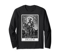 Carte de tarot de la mort - Squelette blindé sur cheval Manche Longue
