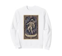 Carte de Tarot de l'astronaute Voyage Spatial Sweatshirt