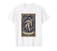 Carte de Tarot de l'astronaute Voyage Spatial T-Shirt