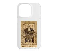 Carte de Tarot de l'Empereur Cartomancie Divination Top Coque pour iPhone 14 Pro