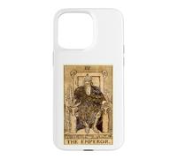 Carte de Tarot de l'Empereur Cartomancie Divination Top Coque pour iPhone 15 Pro Max