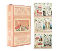 Carte de tarot de logement, attire facilement les divins avec 78 pièces | Carte de tarot avec logement, jeu de société portable peint à la main, fournit des conseils de conte de la fortune