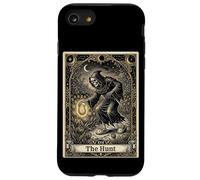 Carte de Tarot de Pâques Amusante The Hunt Grim Reaper Egg Hunt Bunny Coque pour iPhone SE (2020) / 7/8