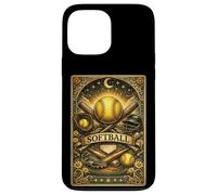 Carte de Tarot de Softball Vintage Mystique Sports Batte Magique Coque pour iPhone 13 Pro Max