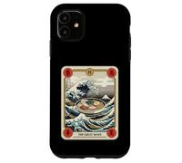 Carte de Tarot de Surf Ramen Bowl The Great Wave Off Kanagawa Coque pour iPhone 11