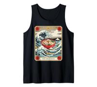 Carte de Tarot de Surf Ramen Bowl The Great Wave Off Kanagawa Débardeur