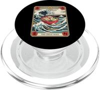 Carte de Tarot de Surf Ramen Bowl The Great Wave Off Kanagawa PopSockets PopGrip pour MagSafe