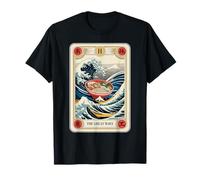 Carte de Tarot de Surf Ramen Bowl The Great Wave Off Kanagawa T-Shirt