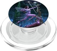 Carte de Tarot Diana de la Haute Prêtresse Païenne Sorcellerie PopSockets PopGrip pour MagSafe