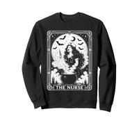 Carte de Tarot d'infirmière Amusante pour infirmière, sorcière RN LPN NP Sweatshirt