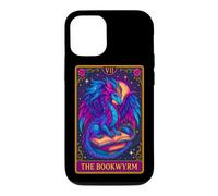 Carte de Tarot Dragon The Bookwyrm - Motif Dragon Pastel Coque pour iPhone 12/12 Pro