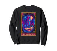 Carte de Tarot Dragon The Bookwyrm - Motif Dragon Pastel Sweatshirt