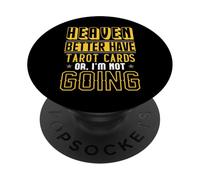 Carte de Tarot drôle Sarcastique Mystique Occulte après la Vie PopSockets PopGrip Adhésif
