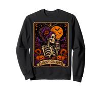 Carte de Tarot effrayante pour Grand-mère d'halloween Vintage Sweatshirt