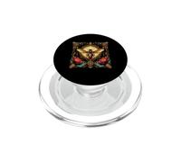 Carte de Tarot en Forme d'abeille Motif Lotus Steampunk Cottagecore Halloween PopSockets PopGrip pour MagSafe