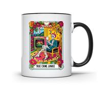 Carte De Tarot Envoûtante Pour Les Passionnés De Faits Divers Mug Pratiques Tasse Avec Anse Tasses À Thé Pour Lait Travail Maison 330Ml