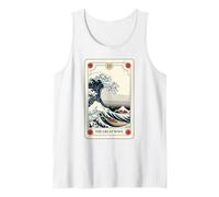 Carte de Tarot esthétique Japonaise The Great Wave Off Kanagawa Débardeur