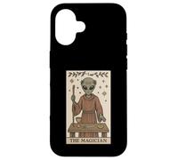 Carte de Tarot Extraterrestre drôle The Magician Mystical Occult Coque pour iPhone 16